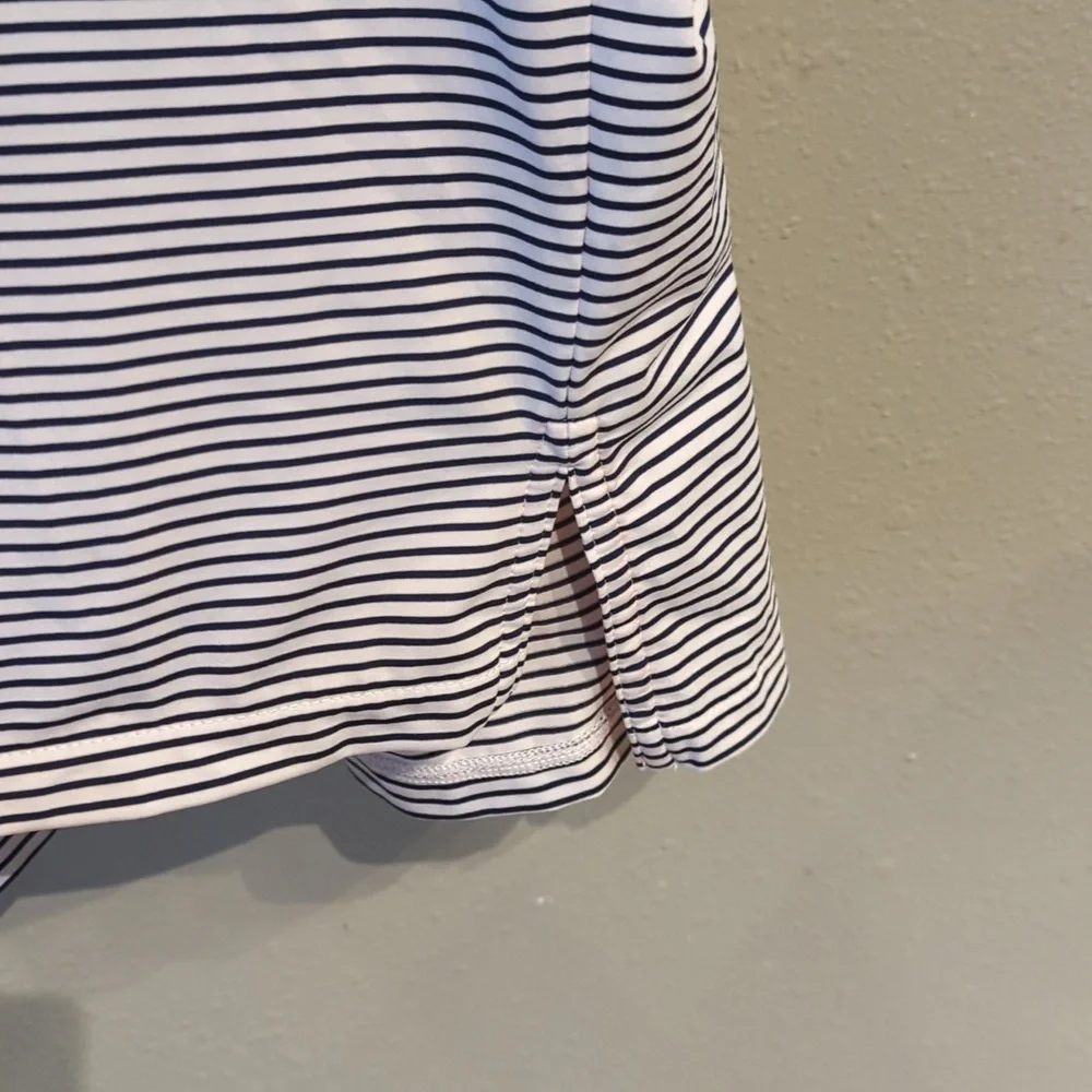 Vacation Golf Ralph Lauren X Active Wear XL Polo White Blue Striped Nautical
